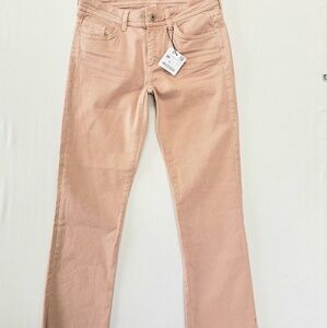 Zara Basic Z1975 Denim Straight crop jean